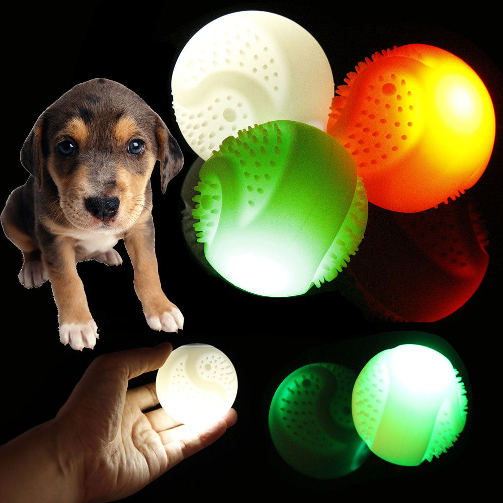 Pet Ball Toys Lights USB Charging
