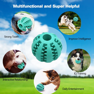 Dog Ball Toys For Small Dogs Interactive Elasticity Puppy Chew Toy