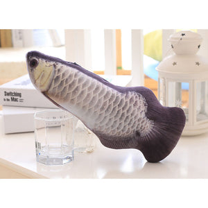 Plush Creative Fish Shape Cat Toy Gift Cute Simulation Fish Playing Pillow Doll